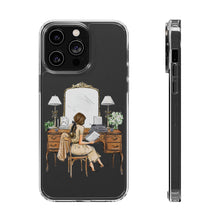 Antique Vanity Clear Impact - Resistant Phone Case - (Brunette)