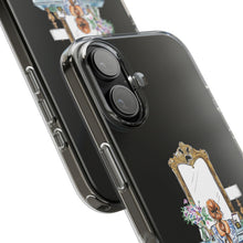 French Vanity Clear Impact-Resistant Case - (Red)