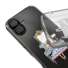 French Vanity Clear Impact-Resistant Case - (Red)