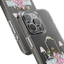 Light Blue Vanity Clear Impact-Resistant Phone Case