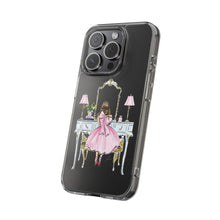 Light Blue Vanity Clear Impact-Resistant Phone Case