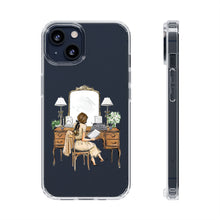 Antique Vanity Clear Impact - Resistant Phone Case - (Brunette)