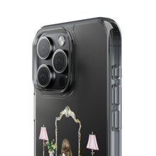 Light Blue Vanity Clear Impact-Resistant Phone Case