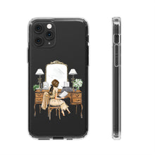 Antique Vanity Clear Impact - Resistant Phone Case - (Brunette)
