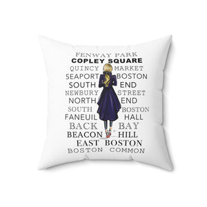 The Bostonian (Blonde) Pillow
