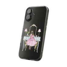 Light Blue Vanity Clear Impact-Resistant Phone Case