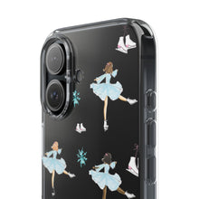 Ice Skaters Clear Impact-Resistant Phone Case
