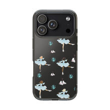 Ice Skaters Clear Impact-Resistant Phone Case
