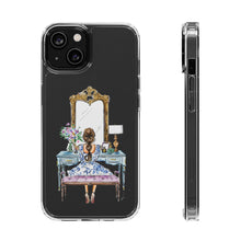 French Vanity Clear Impact-Resistant Case — (Brunette)