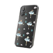 Ice Skaters Clear Impact-Resistant Phone Case