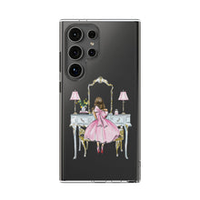 Light Blue Vanity Clear Impact-Resistant Phone Case