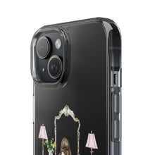 Light Blue Vanity Clear Impact-Resistant Phone Case