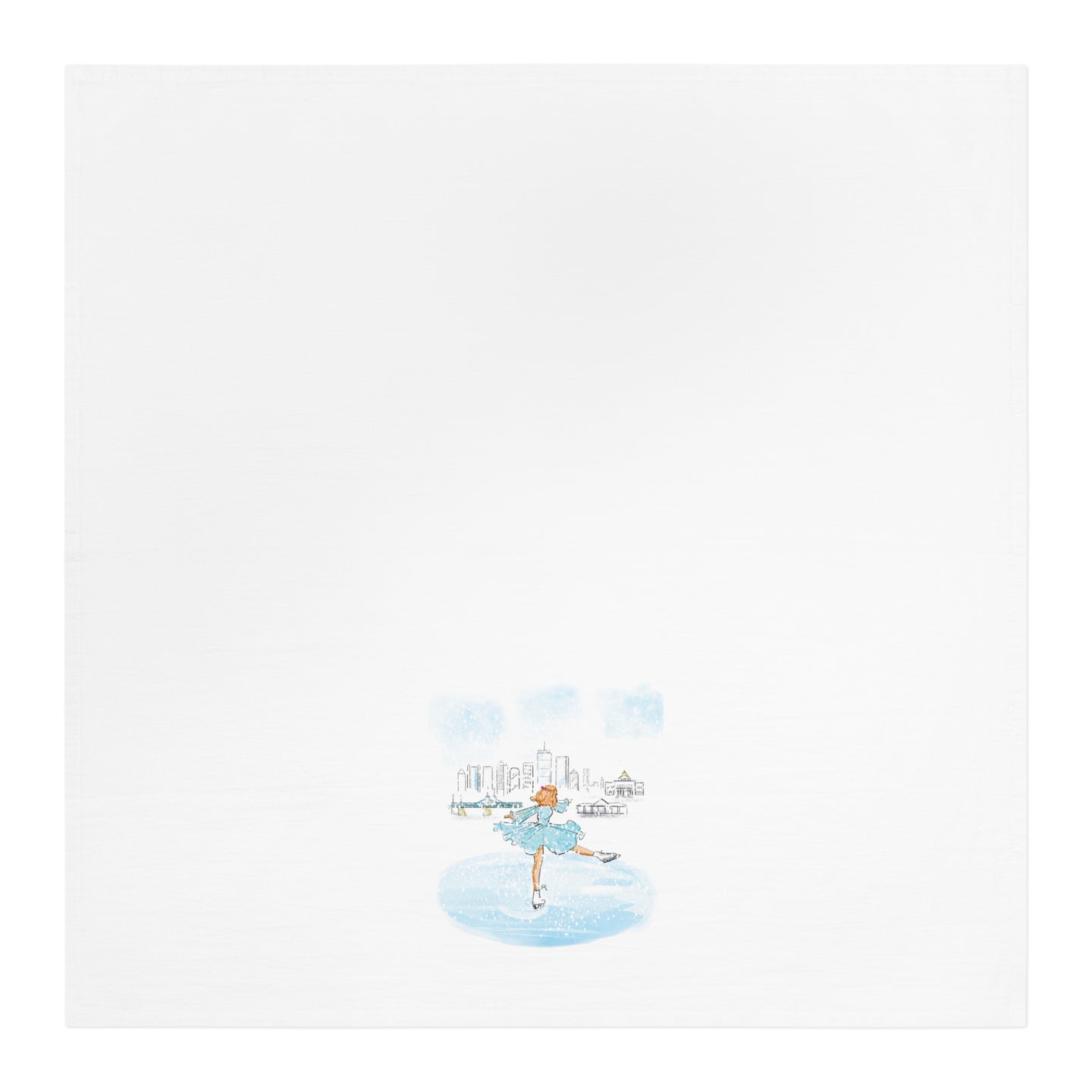 The Skater Tea Towel (Red)