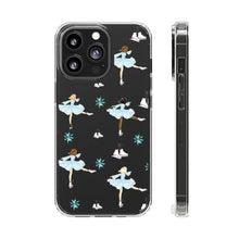 Ice Skaters Clear Impact-Resistant Phone Case