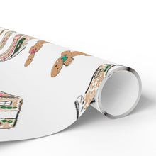 Gingerbread House & Cookie Holiday Wrapping Paper Roll