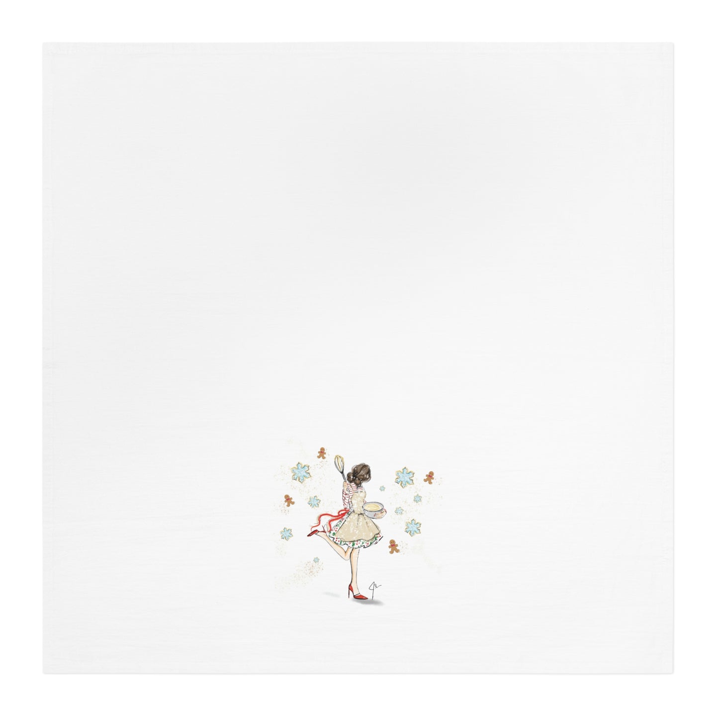 Baking Spirits Bright Tea Towel (Brunette)