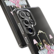 Light Blue Vanity Clear Impact-Resistant Phone Case