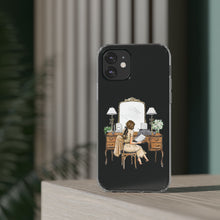 Antique Vanity Clear Impact - Resistant Phone Case - (Brunette)