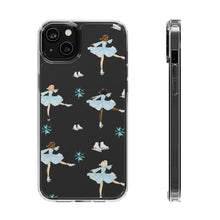 Ice Skaters Clear Impact-Resistant Phone Case