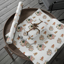 Gingerbread House & Cookie Holiday Wrapping Paper Roll