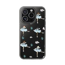 Ice Skaters Clear Impact-Resistant Phone Case