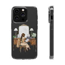 Antique Vanity Clear Impact - Resistant Phone Case - (Brunette)