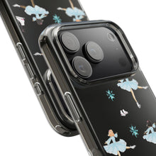 Ice Skaters Clear Impact-Resistant Phone Case