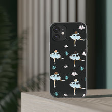 Ice Skaters Clear Impact-Resistant Phone Case