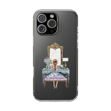 French Vanity Clear Impact-Resistant Case - (Red)