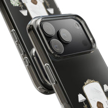 Antique Vanity Clear Impact - Resistant Phone Case - (Brunette)