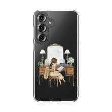 Antique Vanity Clear Impact - Resistant Phone Case - (Brunette)