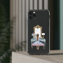 French Vanity Clear Impact-Resistant Case — (Brunette)