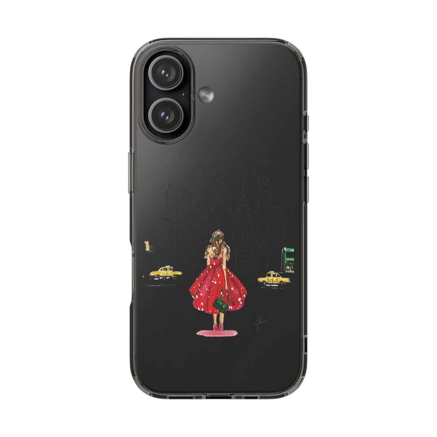 Holiday in the City Clear Impact - Resistant Phone Case