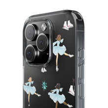 Ice Skaters Clear Impact-Resistant Phone Case