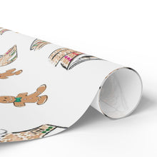 Gingerbread House & Cookie Holiday Wrapping Paper Roll