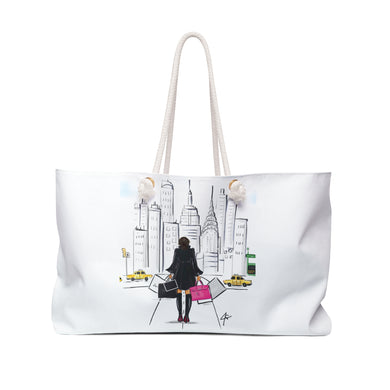 Fifth ave black medium Weekender Bag