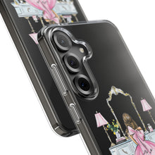 Light Blue Vanity Clear Impact-Resistant Phone Case