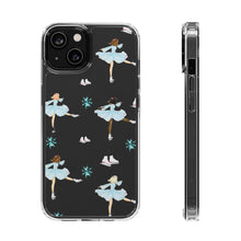 Ice Skaters Clear Impact-Resistant Phone Case