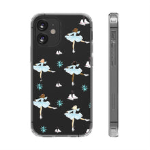 Ice Skaters Clear Impact-Resistant Phone Case