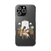 Antique Vanity Clear Impact - Resistant Phone Case - (Brunette)