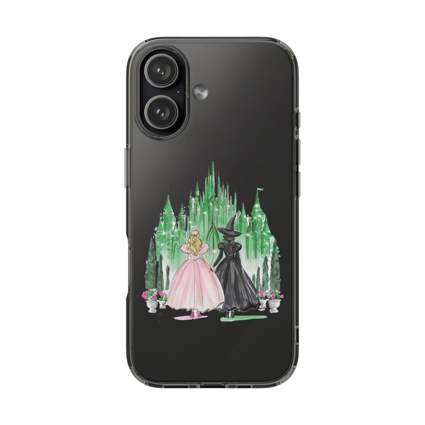 Witches and Emerald Dreams Clear Impact - Resistant Phone Case