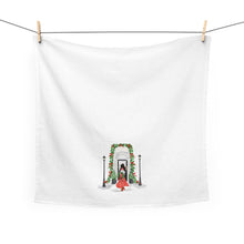 Pine and Plaid Tea Towel (Dark)