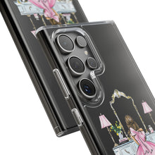 Light Blue Vanity Clear Impact-Resistant Phone Case