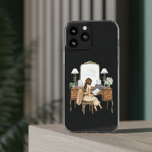 Antique Vanity Clear Impact - Resistant Phone Case - (Brunette)