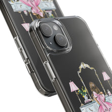 Light Blue Vanity Clear Impact-Resistant Phone Case