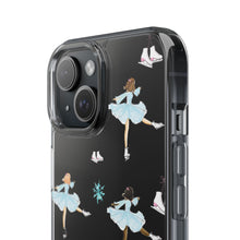 Ice Skaters Clear Impact-Resistant Phone Case
