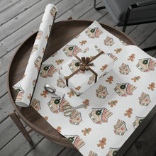 Gingerbread House & Cookie Holiday Wrapping Paper Roll