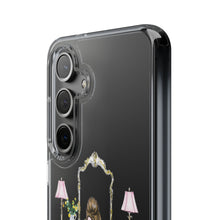 Light Blue Vanity Clear Impact-Resistant Phone Case