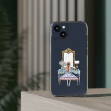 French Vanity Clear Impact-Resistant Case - (Red)