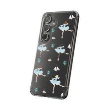Ice Skaters Clear Impact-Resistant Phone Case